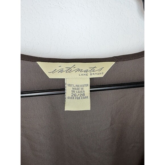 Lane Bryant Intimates Metallic Brown Leopard Print Robe Cover Size 26/28 4X - Picture 5 of 6